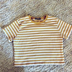Brandy Melville stripe crop top